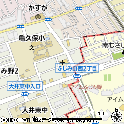 西松屋ふじみ野店周辺の地図