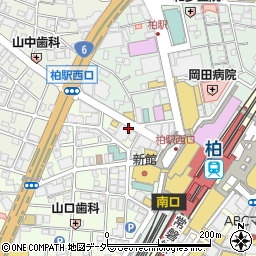 くすりの福太郎柏西口店周辺の地図
