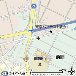 埼玉県三郷市前間261周辺の地図