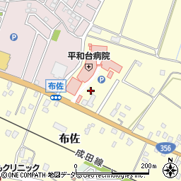 千葉県我孫子市布佐834-13周辺の地図