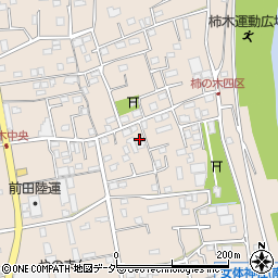 埼玉県草加市柿木町476-3周辺の地図