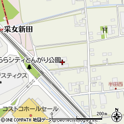 埼玉県三郷市半田26周辺の地図