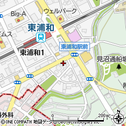 田中駐輪場周辺の地図