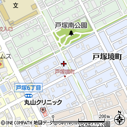 埼玉県川口市戸塚境町4周辺の地図