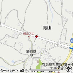 千葉県成田市青山周辺の地図