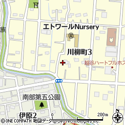 埼玉県越谷市川柳町3丁目281周辺の地図