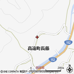長野県伊那市高遠町長藤2221周辺の地図