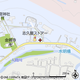 埼玉県飯能市赤沢216-1周辺の地図