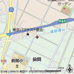 埼玉県三郷市前間287周辺の地図