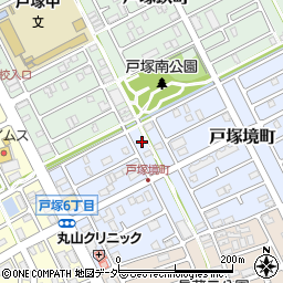 埼玉県川口市戸塚境町4-19周辺の地図