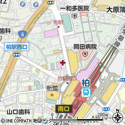 快活ＣＬＵＢＲｅｌａｘＲｏｏｍ　柏駅西口店周辺の地図