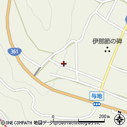 長野県伊那市西箕輪与地6117周辺の地図