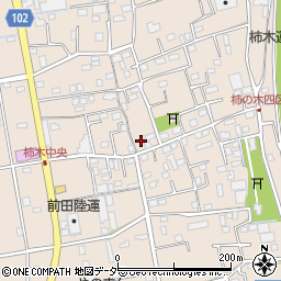 埼玉県草加市柿木町563周辺の地図