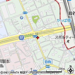 安楽亭浦和西堀店周辺の地図