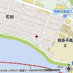 千葉県我孫子市若松168-11周辺の地図