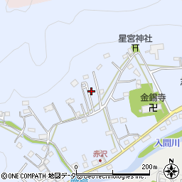 埼玉県飯能市赤沢378-5周辺の地図