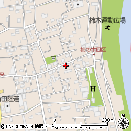 埼玉県草加市柿木町462周辺の地図