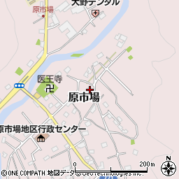 埼玉県飯能市原市場736周辺の地図