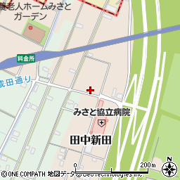 埼玉県三郷市田中新田271周辺の地図