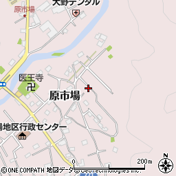 埼玉県飯能市原市場734-9周辺の地図