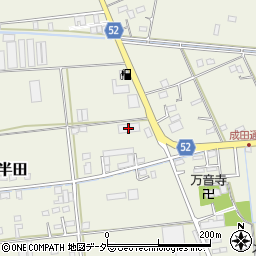 埼玉県三郷市半田328周辺の地図