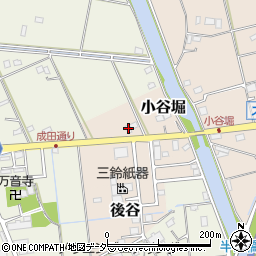 埼玉県三郷市小谷堀18周辺の地図