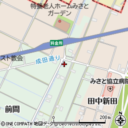 埼玉県三郷市前間424周辺の地図