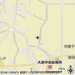 山梨県北杜市大泉町谷戸3539周辺の地図