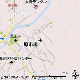 埼玉県飯能市原市場734-8周辺の地図