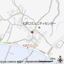 千葉県成田市七沢周辺の地図