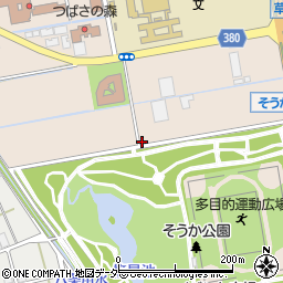 埼玉県草加市柿木町662-1周辺の地図