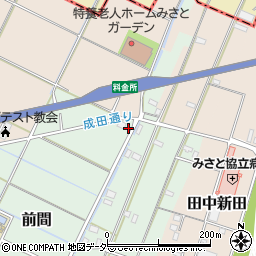 埼玉県三郷市前間303-3周辺の地図