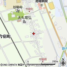 福井県越前市今宿町周辺の地図
