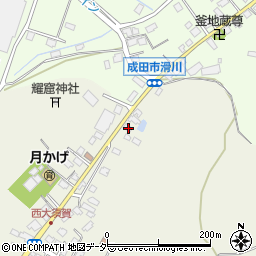 千葉県成田市西大須賀8周辺の地図