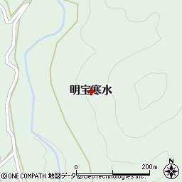 岐阜県郡上市明宝寒水周辺の地図