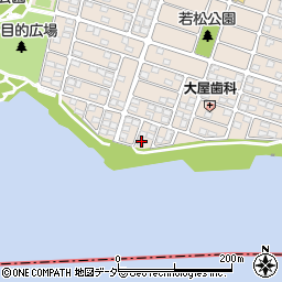 千葉県我孫子市若松122-3周辺の地図