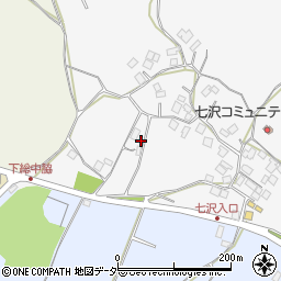 千葉県成田市七沢65周辺の地図