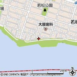 千葉県我孫子市若松120周辺の地図