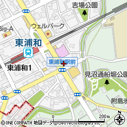 カレーハウスＣｏＣｏ壱番屋ＪＲ東浦和駅前店周辺の地図