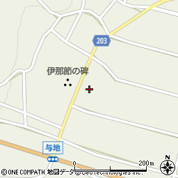 長野県伊那市西箕輪与地5761周辺の地図
