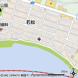 千葉県我孫子市若松161-7周辺の地図