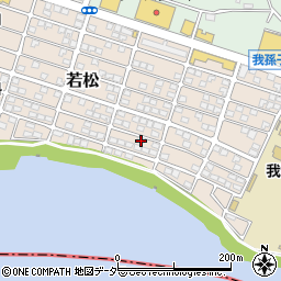 千葉県我孫子市若松161-4周辺の地図