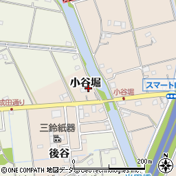 埼玉県三郷市小谷堀58周辺の地図