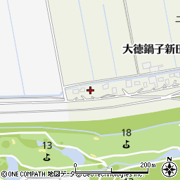 茨城県稲敷郡河内町大徳鍋子新田78周辺の地図