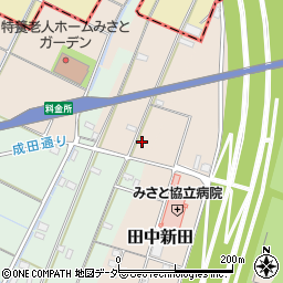 埼玉県三郷市小谷堀580周辺の地図