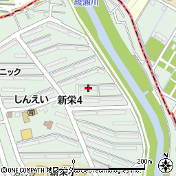 新栄町団地３－１５周辺の地図