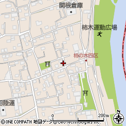埼玉県草加市柿木町576周辺の地図