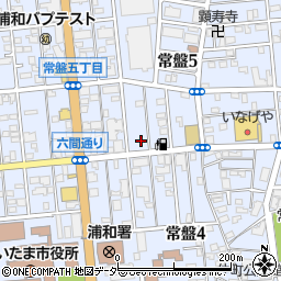 株式会社まるやま　浦和店周辺の地図