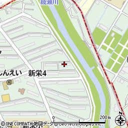 新栄町団地３－１４周辺の地図