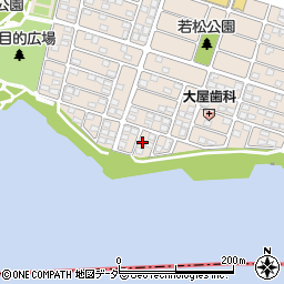 千葉県我孫子市若松122-2周辺の地図